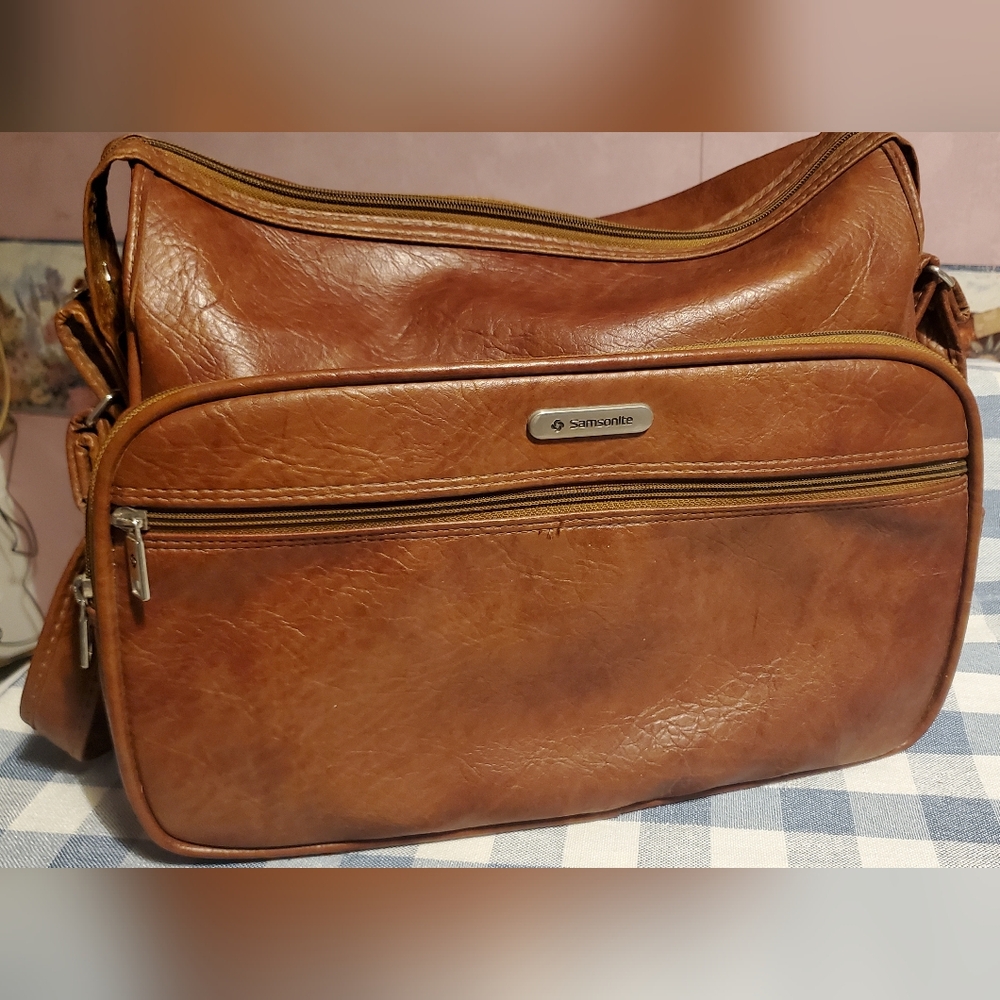 Samsonite Brown Leather Bag
